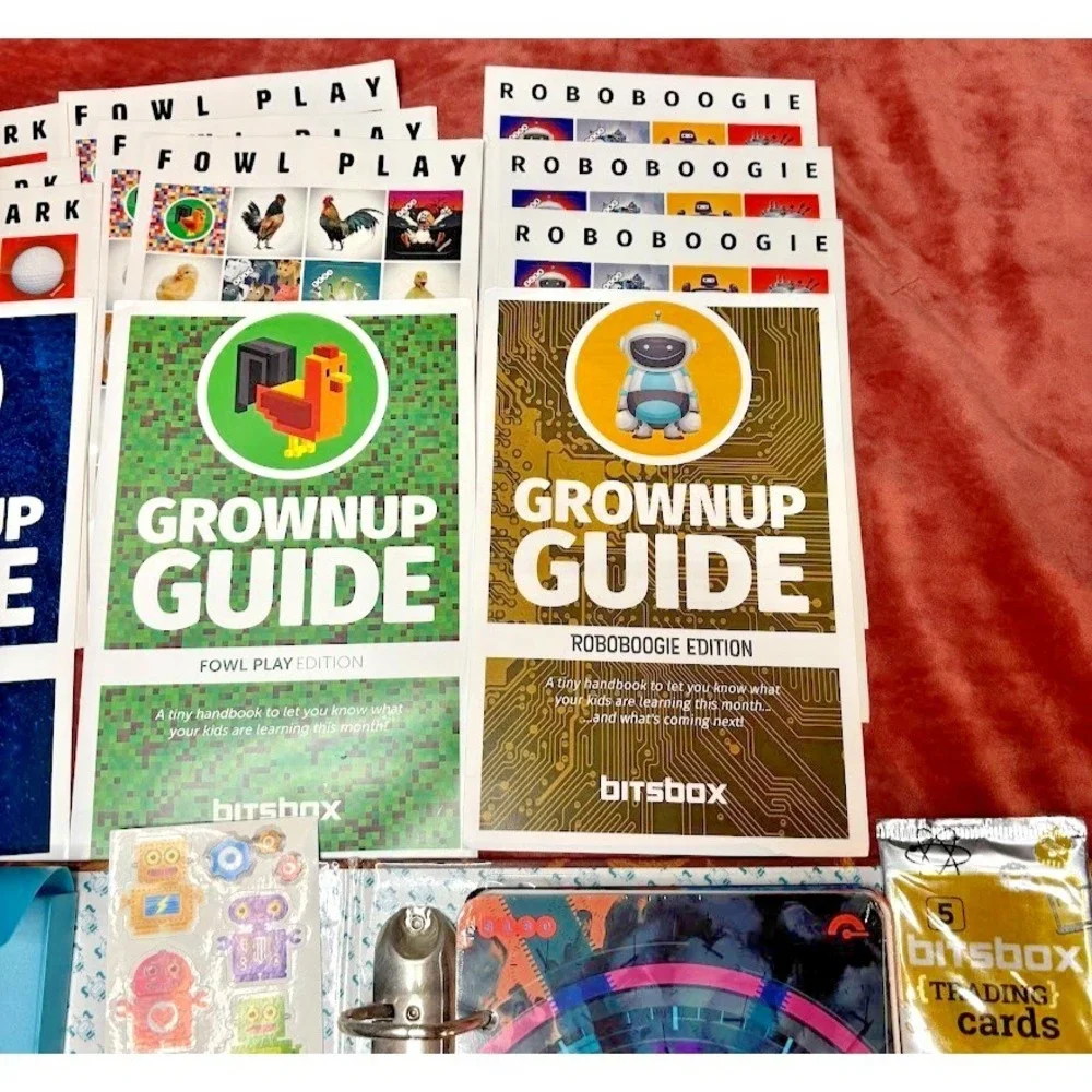 Bitsbox Kids Computer Coding Binder‎ ~4 Sets Homeschool Educational Programming
